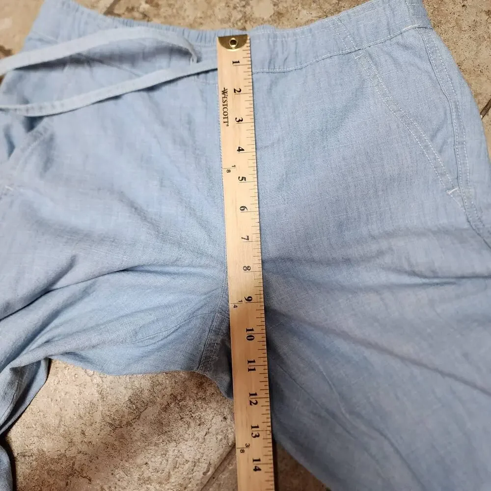 Women's J. CREW XS Reimagined Pull on Cotton Lounge Beach Pants